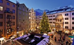 Uno de los mercados de Navidad de Innsbruck