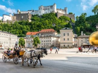 © Tourismus Salzburg GmbH La fortaleza Hohensalzburg en Salzburgo