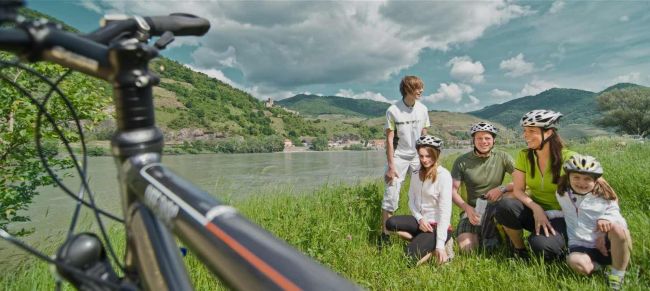 Danubio en bici con niños