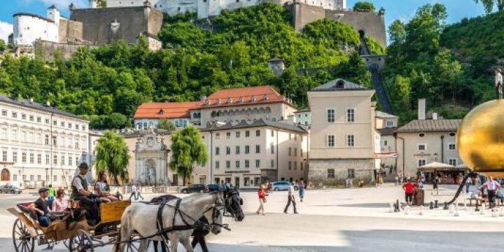 La fortaleza Hohensalzburg en Salzburgo
